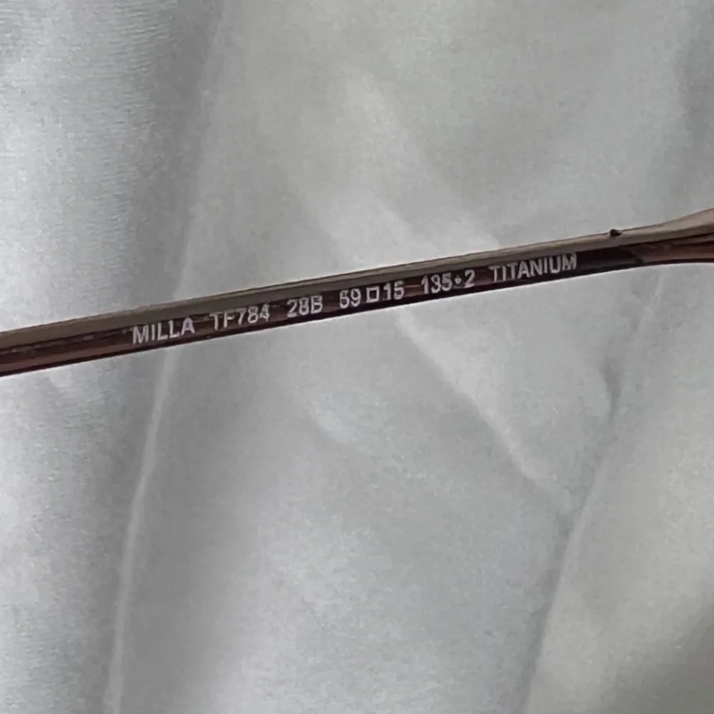 Tom Ford Milla TF784 Aviator Sunglasses Rose Gold Brown Gradient 59mm NWT $575 - Picture 3 of 7
